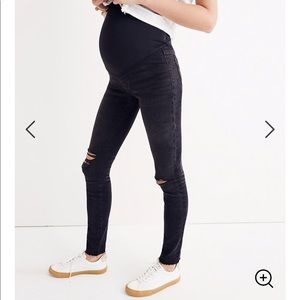 Madewell Over the Belly Skinny Jeans in Black